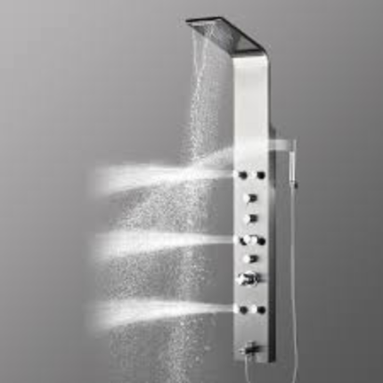 Stainless Steel Shower Panel System (Adjustable)