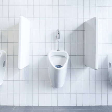 Wall-Mounted Urinal (Automatic Flush)