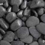 Black Basalt Garden Pebbles (40-60mm)